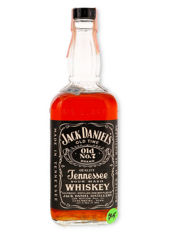 Jack Daniels Old No.7 Tennessee Whiskey Vintage 1975 4/5 Quart 90 Proof - Flask Fine Wine & Whisky