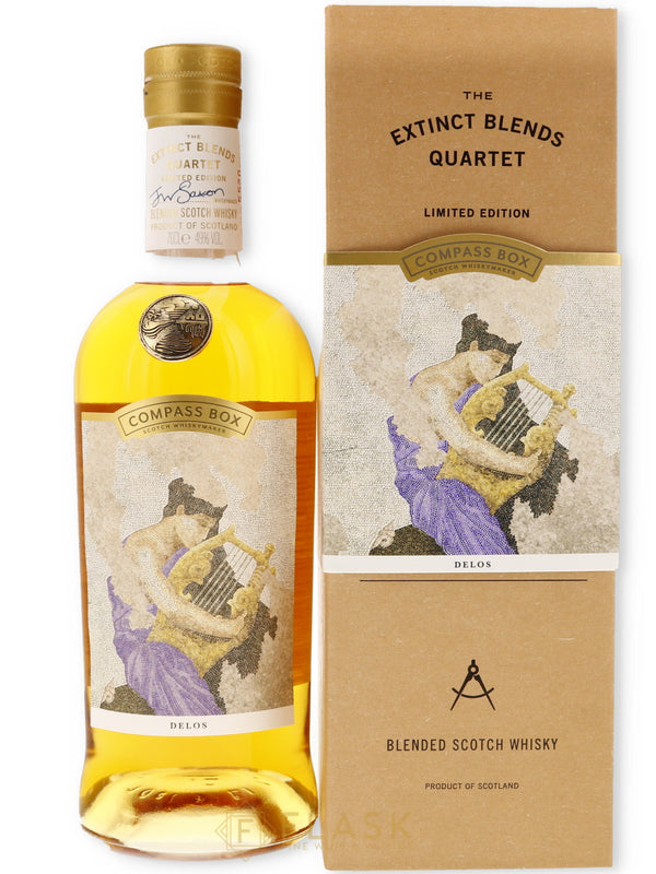 Compass Box Delos The Extinct Blends Quartet Limited Edition Blended Scotch Whisky - Flask Fine Wine & Whisky