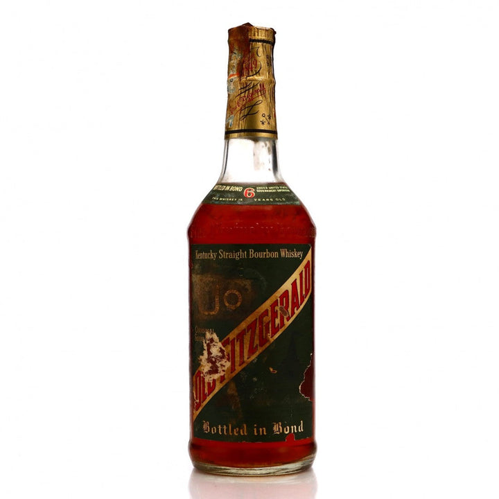 Old Fitzgerald 6 Year Old Bourbon Bottled in Bond 86 Proof 1960s  / Stitzel-Weller 4/5 Quart - Flask Fine Wine & Whisky