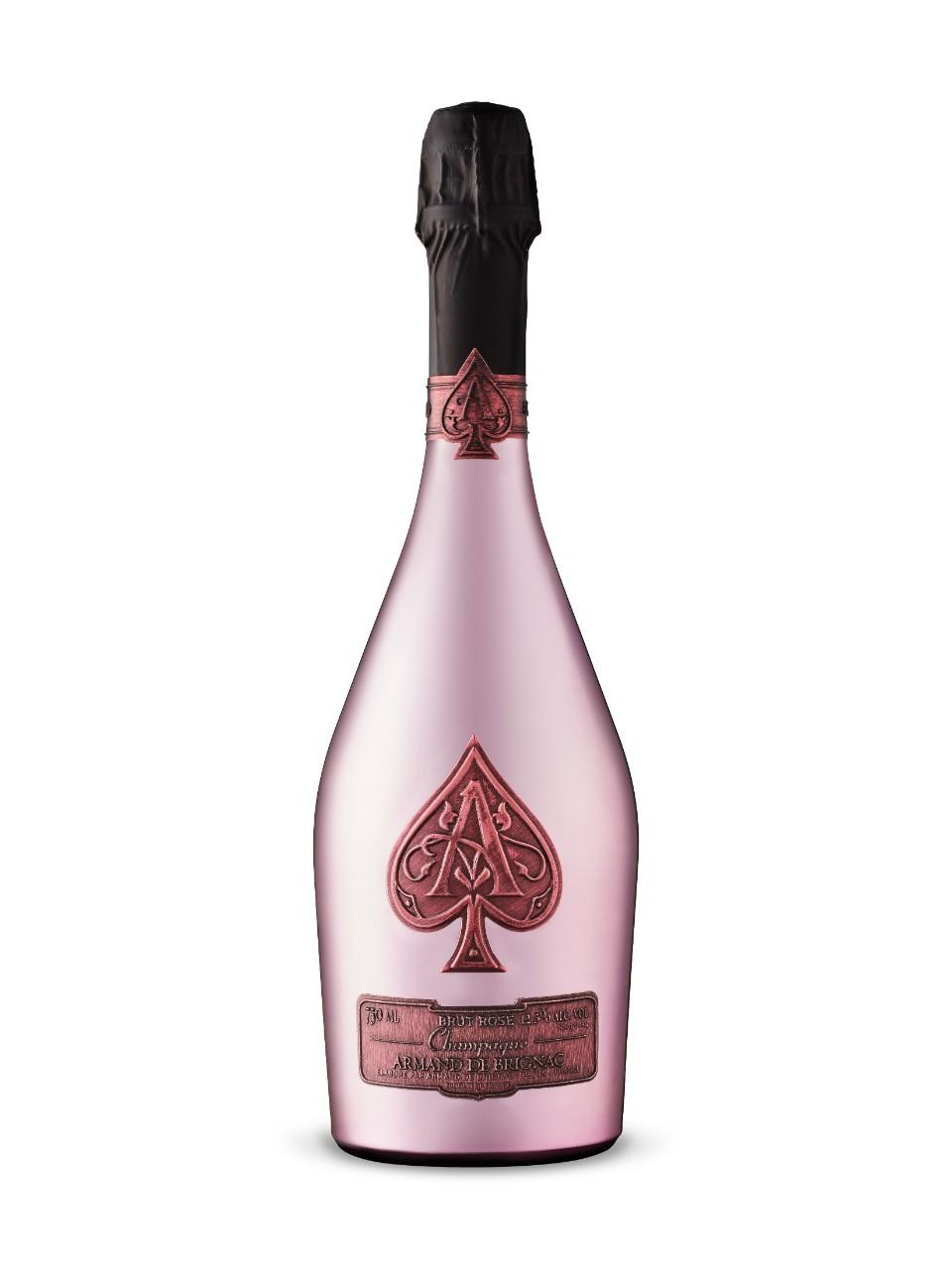 Armand de Brignac Ace of Spades Brut Rose Champagne - Flask Fine Wine & Whisky