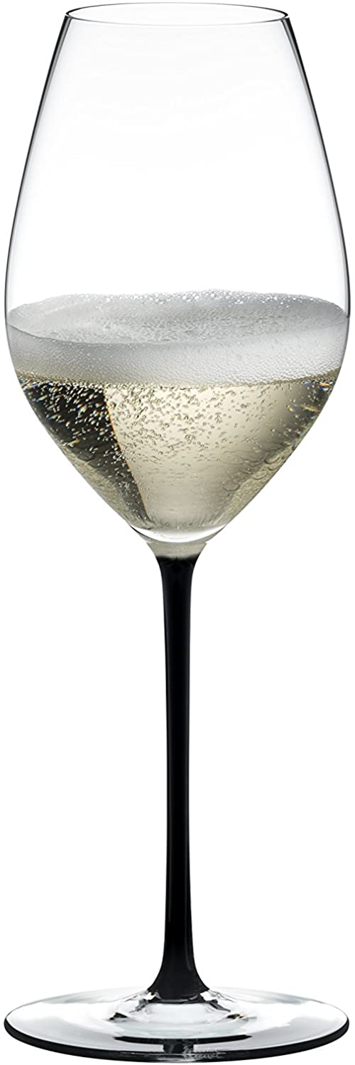 Riedel Fatto A Mano Champagne Wine Glass, Black - Flask Fine Wine & Whisky