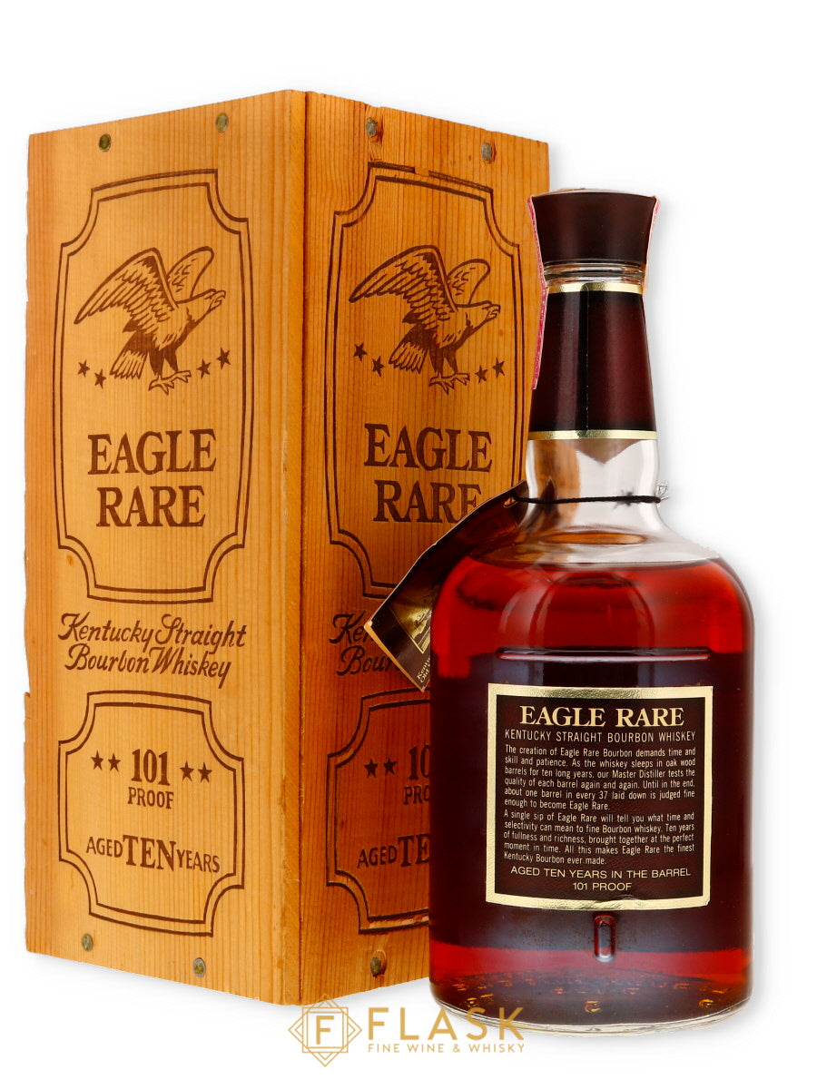 Eagle Rare 10 Year Old 1978 Old Prentice, Lawrenceburg 10 Year Old 101 Proof [Wood Box] - Flask Fine Wine & Whisky