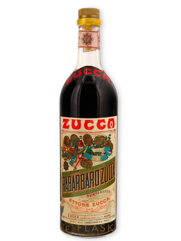 Zucca Rabarbaro Vintage Amaro Bottled 1960s 1 Liter - Flask Fine Wine & Whisky