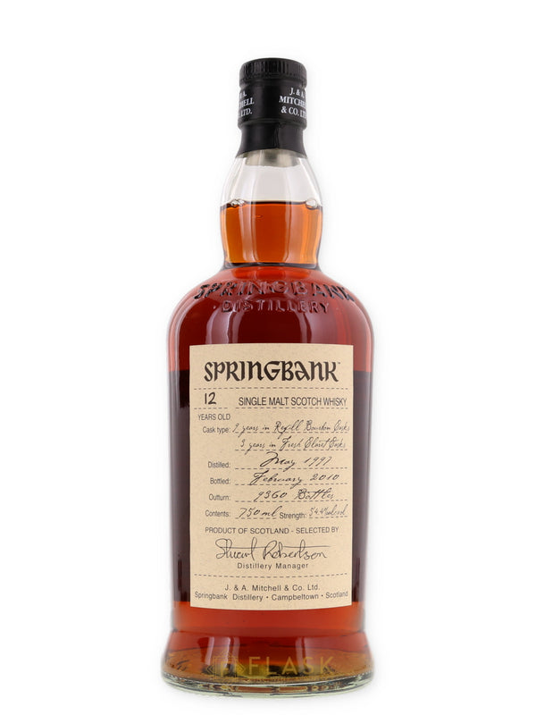 Springbank 12 Year Old 1997 Claret Wood - Flask Fine Wine & Whisky