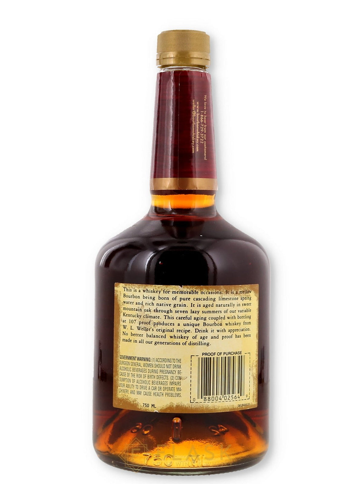 Old Weller Antique Original 107 Brand 7 Year Old Bourbon 2000s 