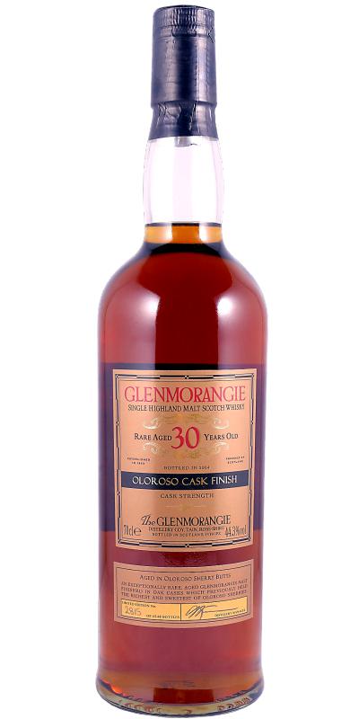 Glenmorangie Oloroso Cask Finish 30 Year Old Single Malt Scotch Whisky - Flask Fine Wine & Whisky