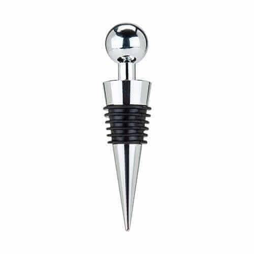 Sphere Chrome Bottle Stopper - Flask Fine Wine & Whisky