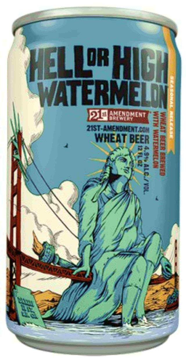 21st Amendment Hell High Watermelon 6pk - Flask Fine Wine & Whisky