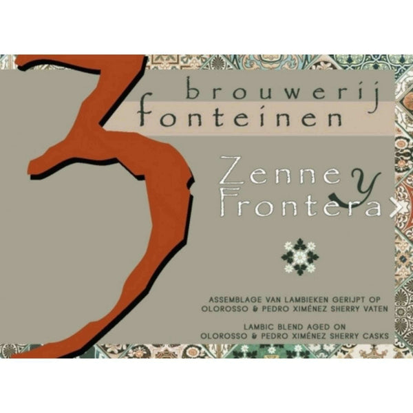 Drie 3 Fonteinen Zenne y Frontera 2014 Batch 1 750ml - Flask Fine Wine & Whisky