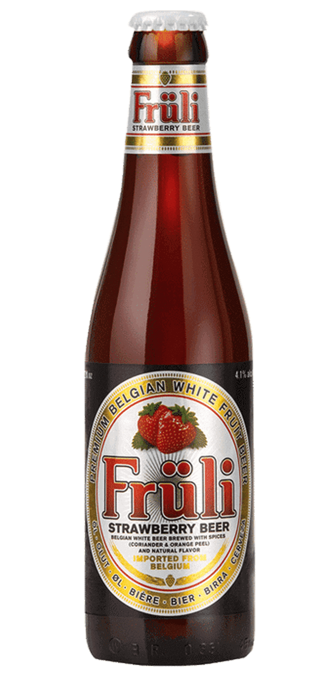 Fruli Strawberry Beer 4PK - Flask Fine Wine & Whisky