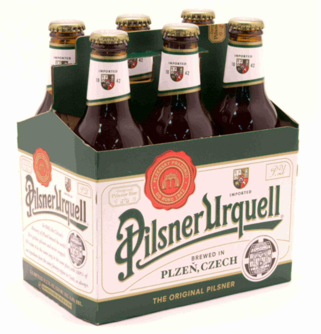 Pilsner Urquell 11.2oz Btl.6pk - Flask Fine Wine & Whisky