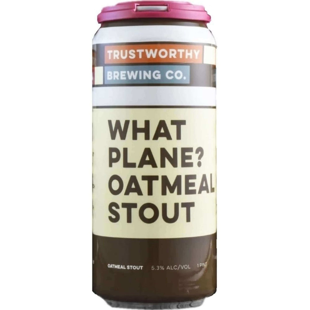 Trustworthy What Plane Oatmeal Stout 4pk cans - Flask Fine Wine & Whisky