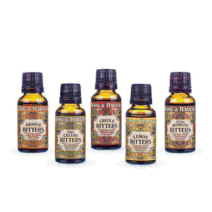 Berg & Haucks Cocktail Bitters Sampler Pack- Set of 5 20ml - Flask Fine Wine & Whisky