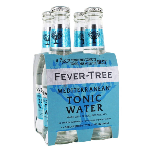 Fever Tree Mediterranean Tonic Water 4pk - Flask Fine Wine & Whisky