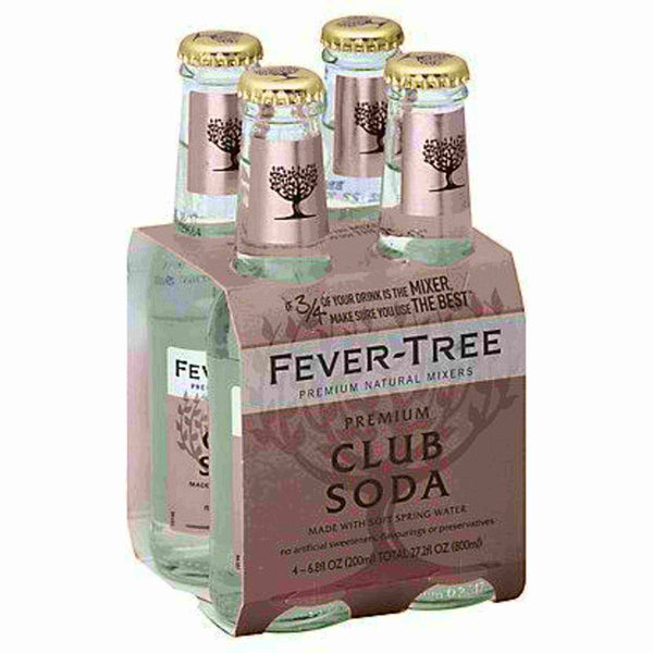 Fever Tree Spring Club Soda 4pk - Flask Fine Wine & Whisky