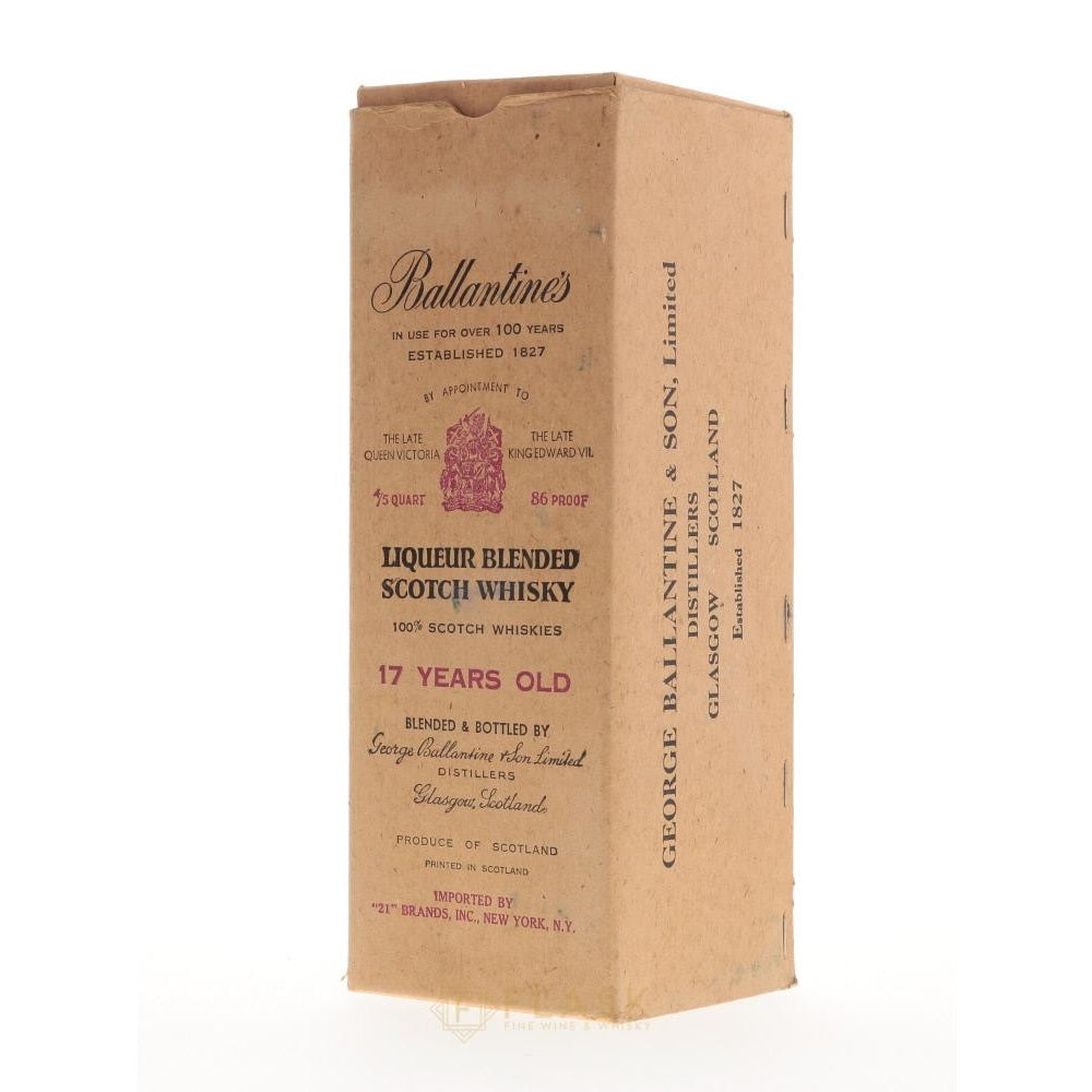 Ballantine's 17 Year Old 1940s [Original Box] - Flask Fine Wine & Whisky