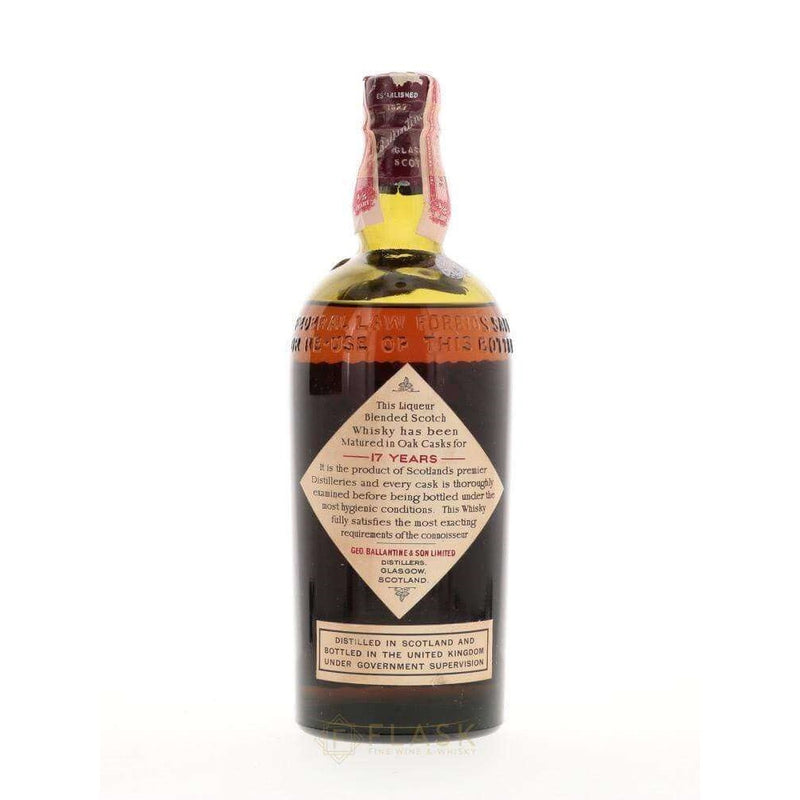 Ballantine's 17 Year Old 1940s [Original Box] - Flask Fine Wine & Whisky