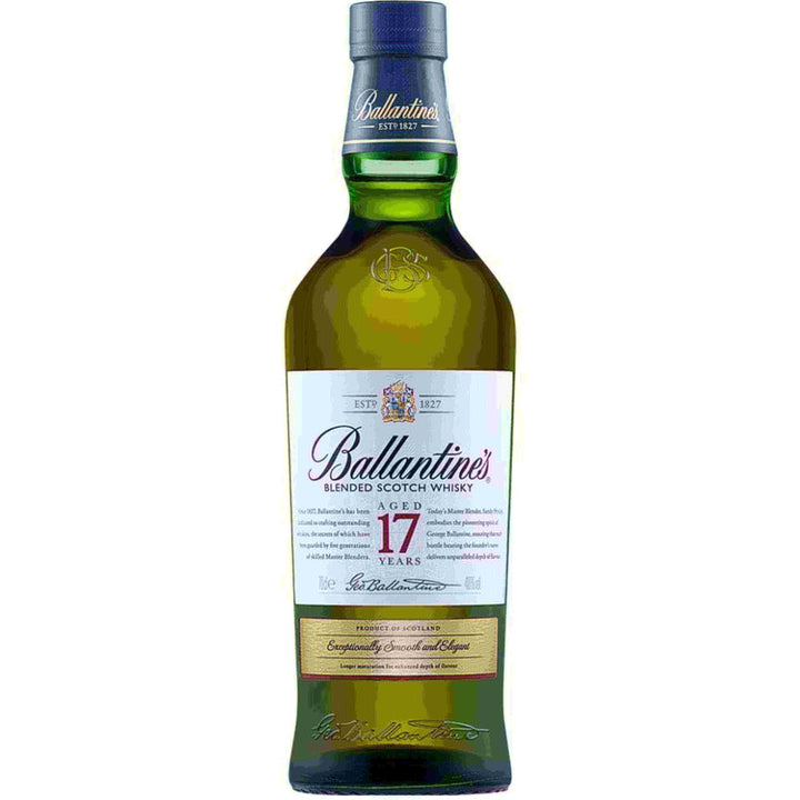 Ballantines Blended Scotch Whiskey Aged 17 years - Flask Fine Wine & Whisky