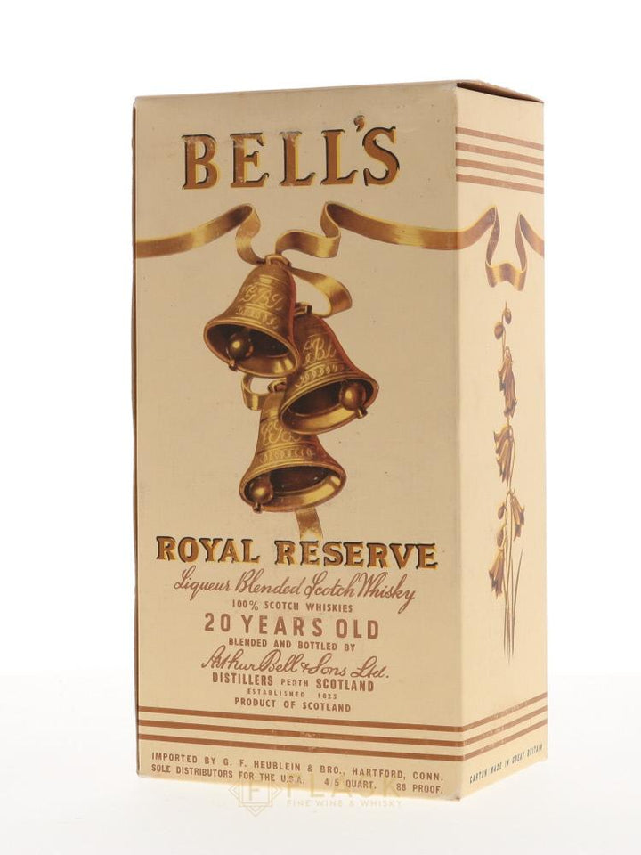 Bell's 20 Year Old Royal Reserve 1960s - Flask Fine Wine & Whisky