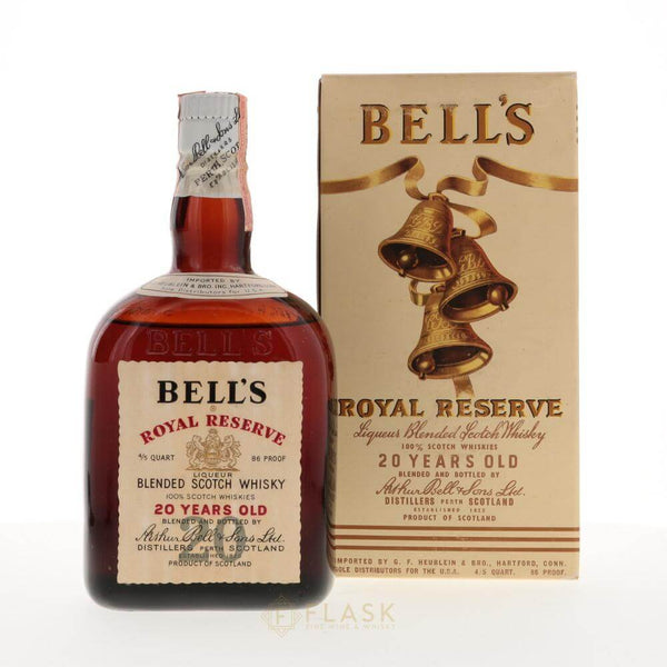 Bell's 20 Year Old Royal Reserve 1960s - Flask Fine Wine & Whisky