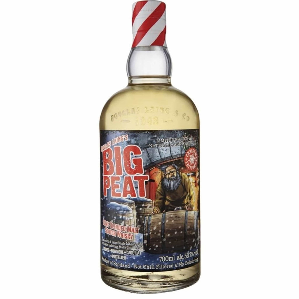 Big Peat Cask Strength Inaugural Christmas Edition - Flask Fine Wine & Whisky