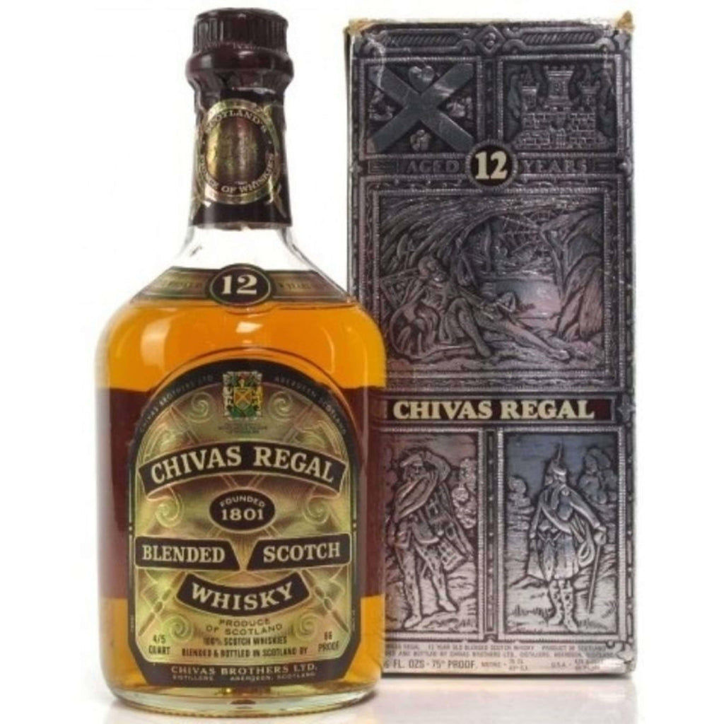 farve Stort univers amplitude Chivas Regal 12 Year Blended Scotch Whisky 86 proof 4/5 qt (1960s) | Flask  Fine Wine