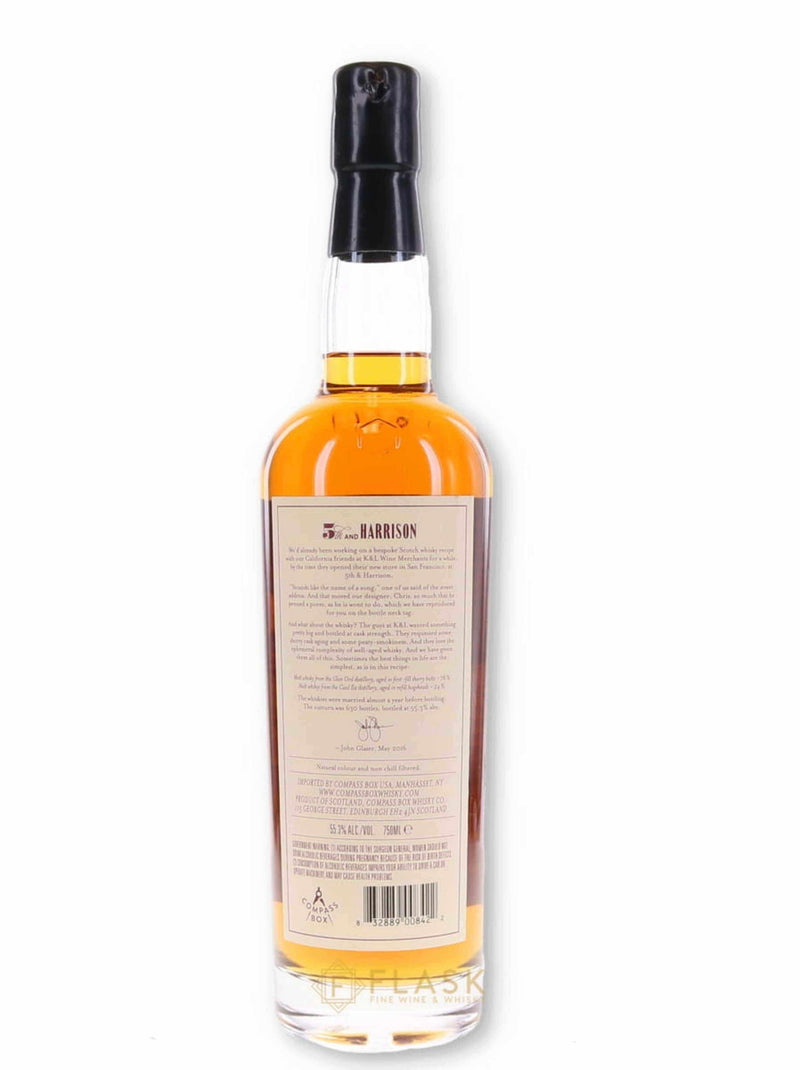 Compass Box 5th and Harrison - Flask Fine Wine & Whisky