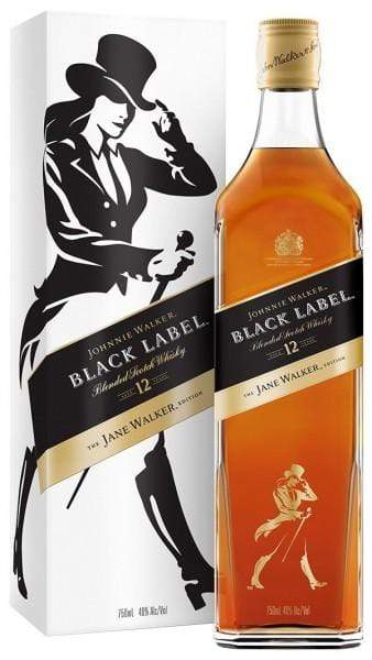 Johnnie Walker Black Label The Jane Walker Edition 12 Year Blended Scotch - Flask Fine Wine & Whisky