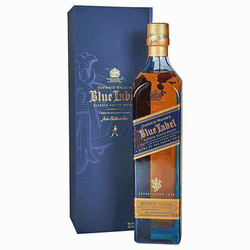 Johnnie Walker Blue Label 750ml - Flask Fine Wine & Whisky