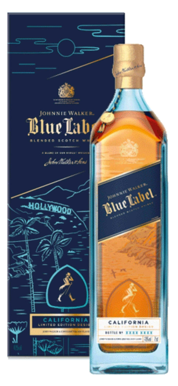 Johnnie Walker Blue Label California Edition 750ml - Flask Fine Wine & Whisky