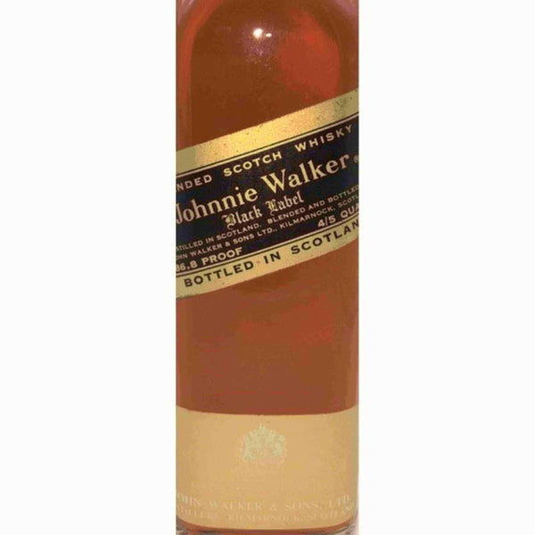 Johnnie Walker Red Label Old 4/5 qt Late 1970s - Flask Fine Wine & Whisky