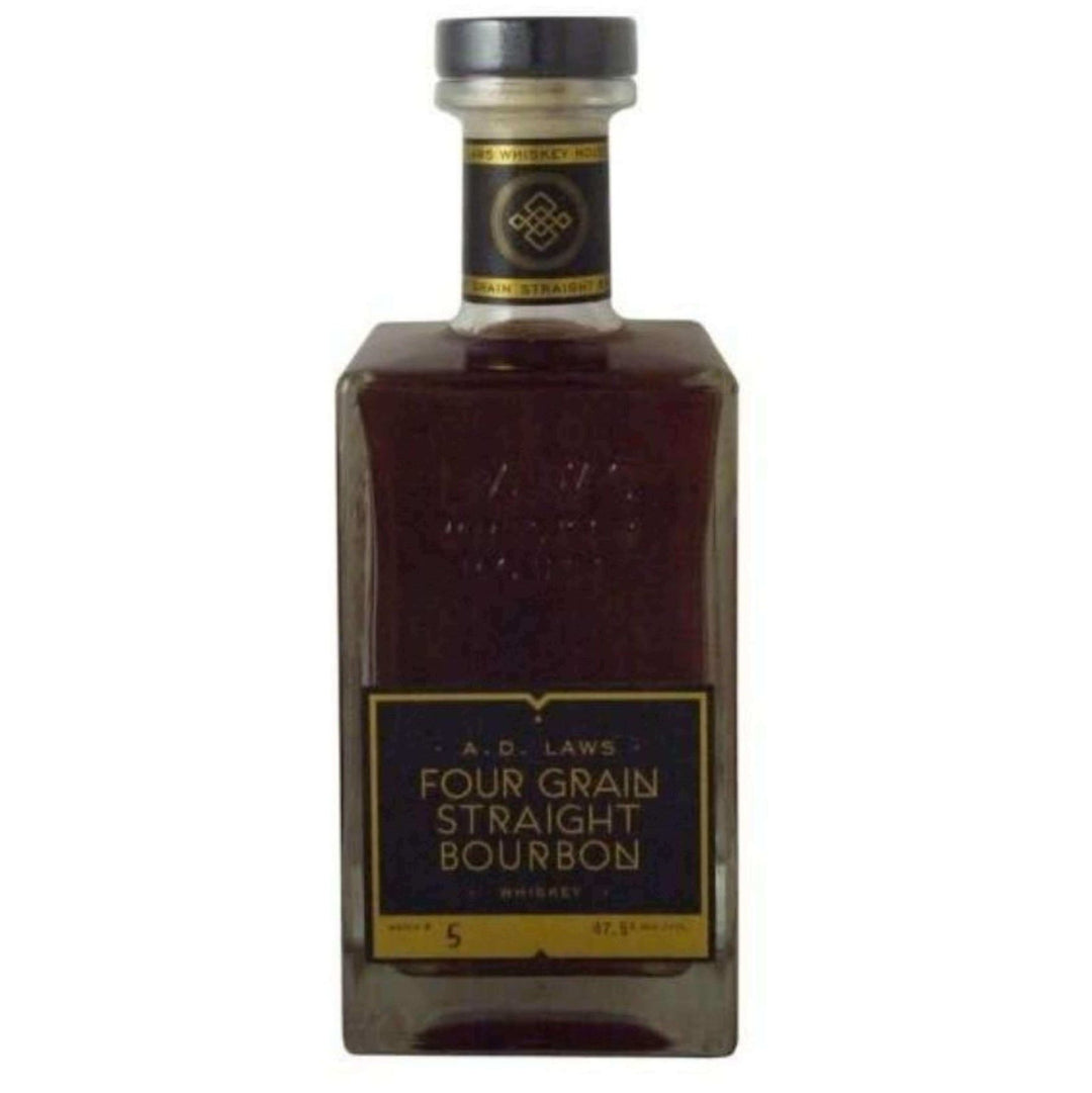 A. D. Laws Four Grain Straight Bourbon - Flask Fine Wine & Whisky