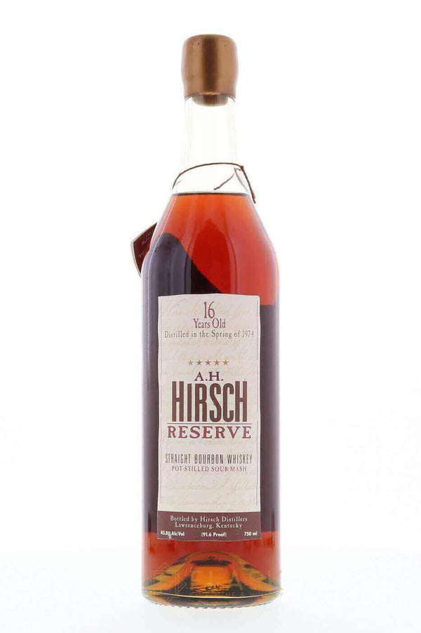 A.H. Hirsch Reserve 1974 16 Year Old Bourbon Gold Wax - Flask Fine Wine & Whisky