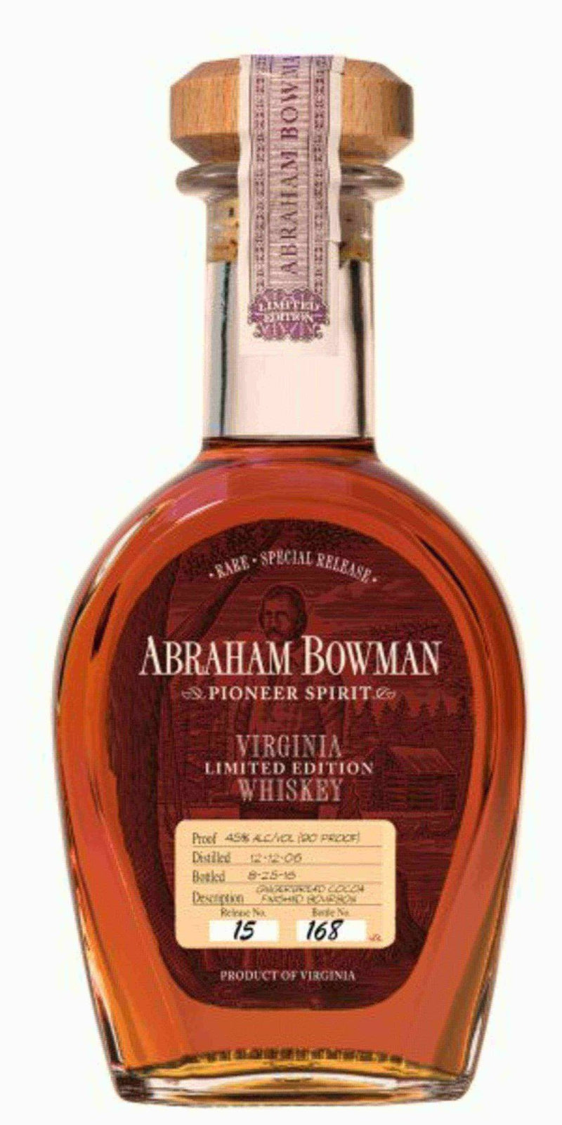 Abraham Bowman Cocoa Gingerbread Finished Bourbon 375ML - Flask Fine Wine & Whisky