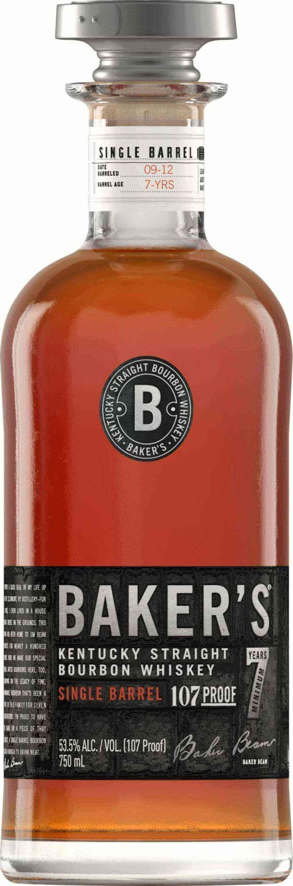 Bakers 7 Year Single Barrel Bourbon - Flask Fine Wine & Whisky