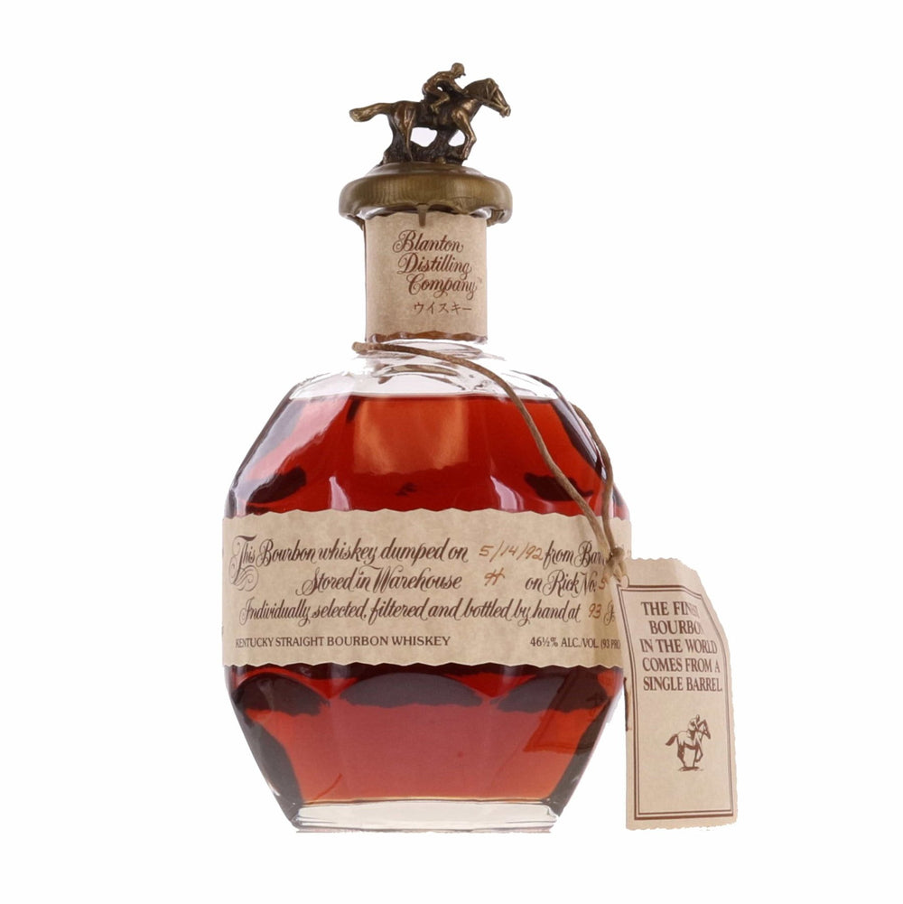 Blanton's Cream Label Takara Red Single Barrel Bourbon Dumped 1992 - Flask Fine Wine & Whisky