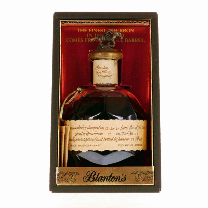 Blantons 1991 Black Red & Gold Box Single Barrel Kentucky Straight Bourbon 750ml - Flask Fine Wine & Whisky