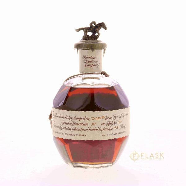 Blantons Takara Gift Set 07/22/ 1991 - Flask Fine Wine & Whisky
