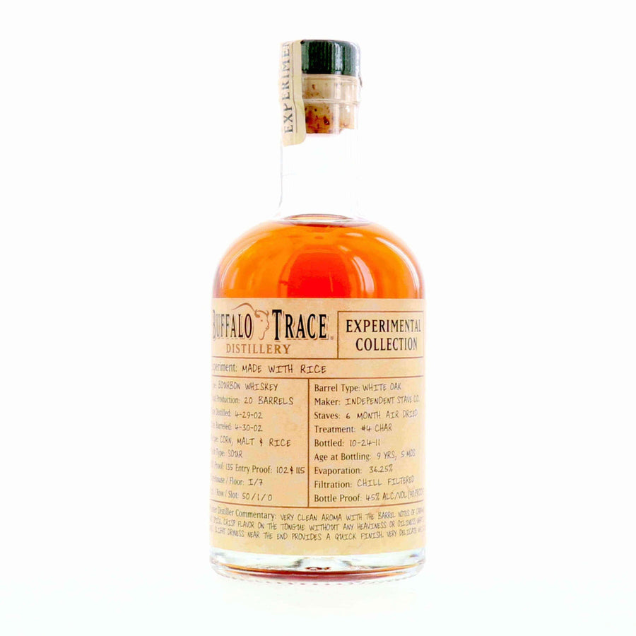 Buffalo Trace Experimental Collection Made with Rice 375ml - Flask Fine Wine & Whisky