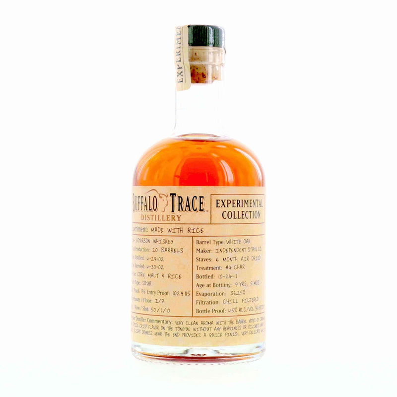 Buffalo Trace Experimental Collection Made with Rice 375ml - Flask Fine Wine & Whisky