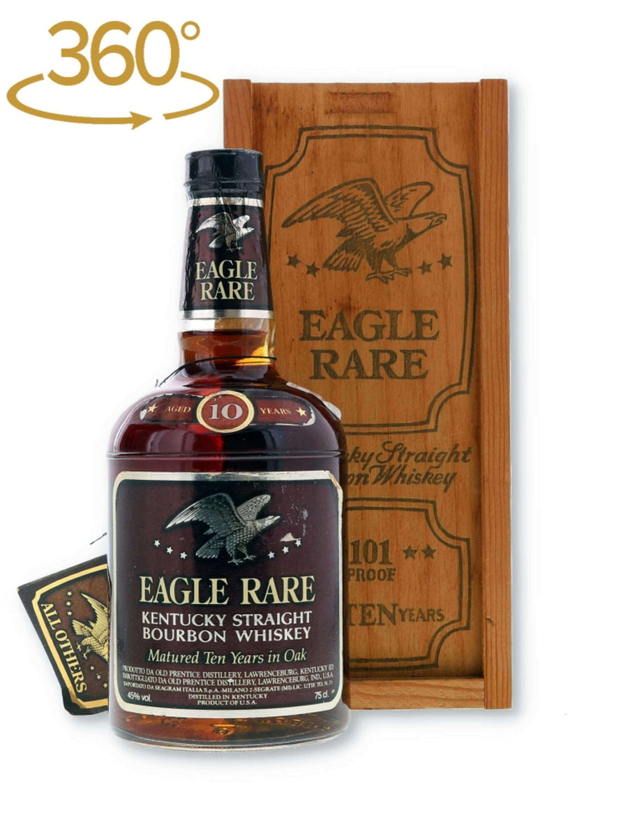 Eagle Rare Old Prentice Distillery 10 Year Old 1986 Wood Box - Flask Fine Wine & Whisky