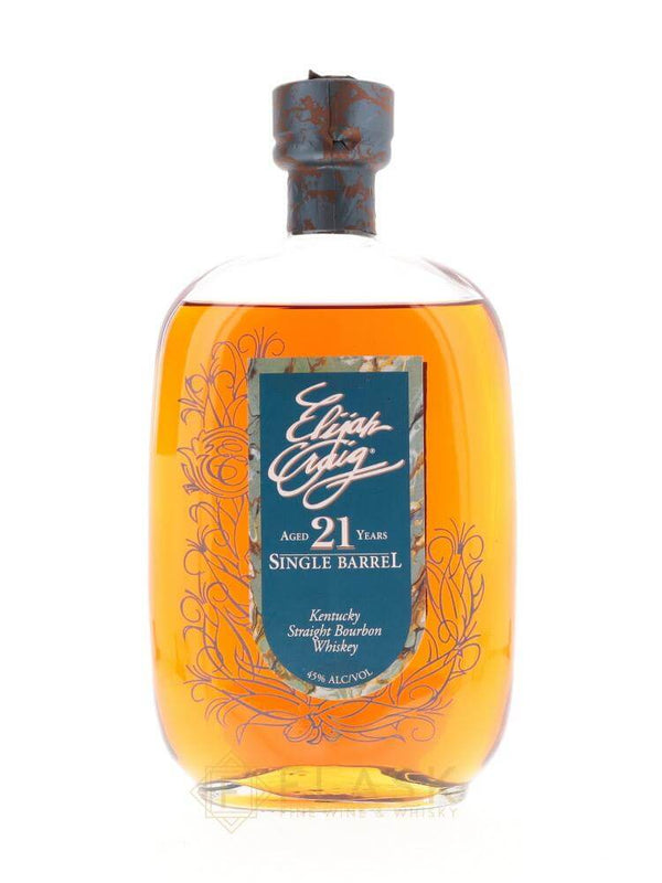 Elijah Craig 21 Year Bourbon Single Barrel 1990 [Low-Shoulder] - Flask Fine Wine & Whisky