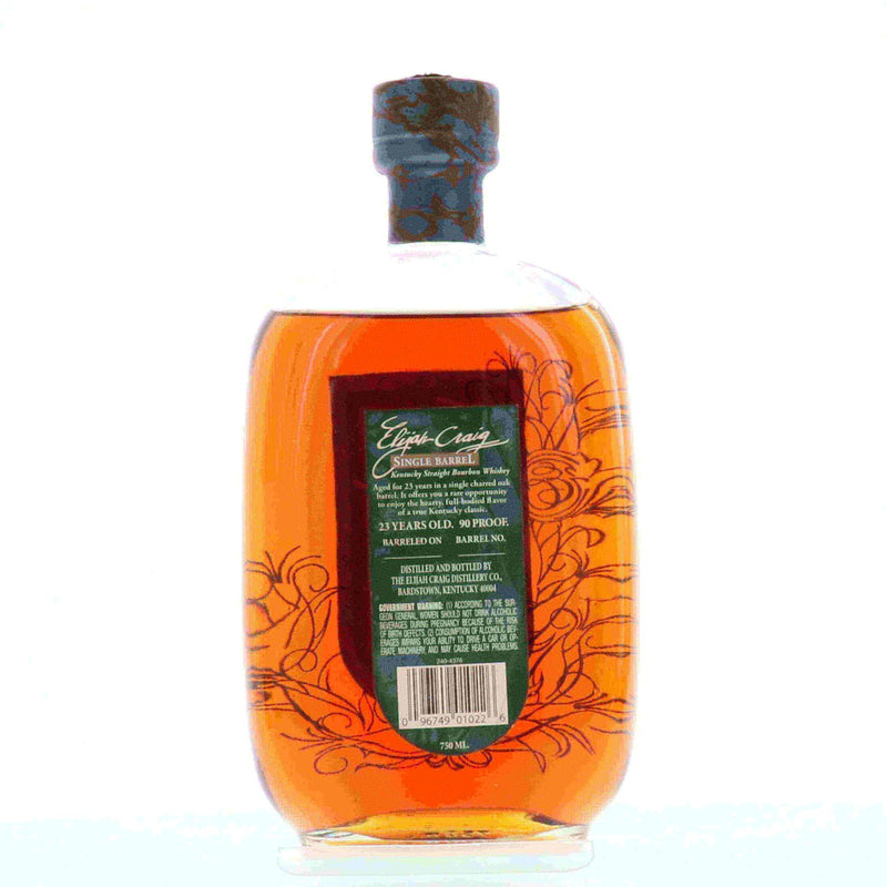 Elijah Craig 23 Year Bourbon Single Barrel 1990 - Flask Fine Wine & Whisky