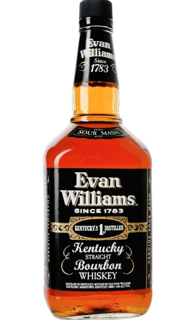 Evan Williams Black Label 1.75L - Flask Fine Wine & Whisky