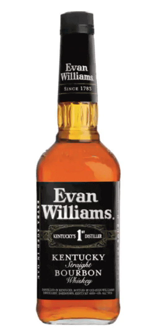 Evan Williams Black Label 1 Liter - Flask Fine Wine & Whisky