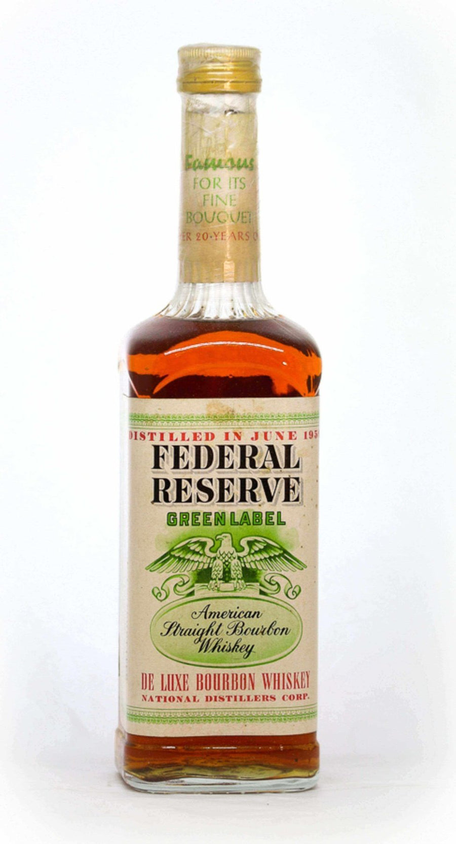 Federal Reserve Green Label 1950 20 Year Bourbon - Flask Fine Wine & Whisky