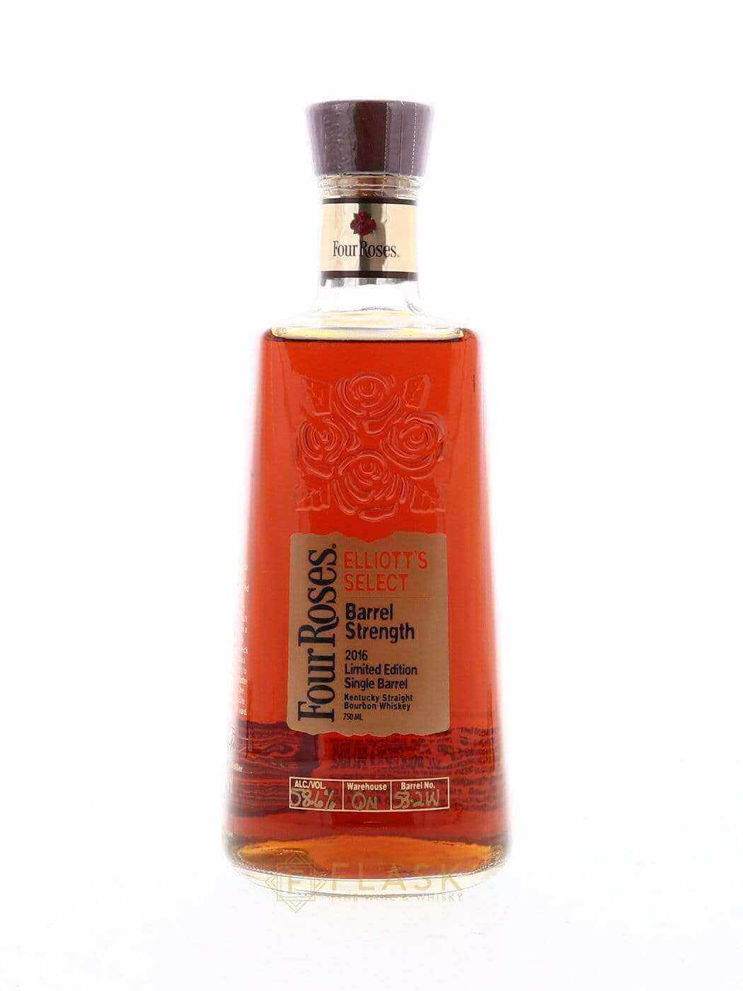 Four Roses Elliott's Select Limited Edition Single Barrel Bourbon 2016 - Flask Fine Wine & Whisky