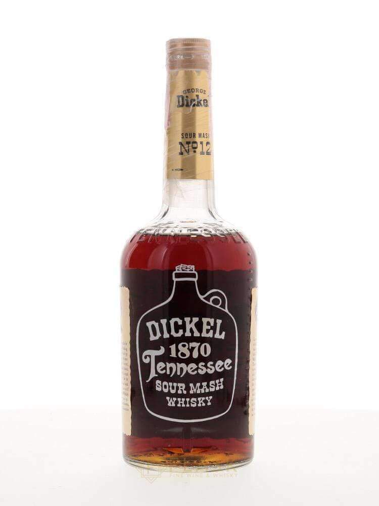 George Dickel Old No. 12 Ivory Tennessee Sour Mash Whiskey 1967 - Flask Fine Wine & Whisky