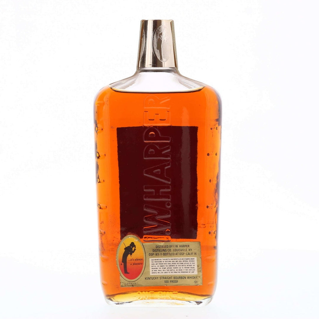 I.W. Harper 1965 Bourbon Bottled in Bond 100 Proof Silver Cap 1 Pint - Flask Fine Wine & Whisky