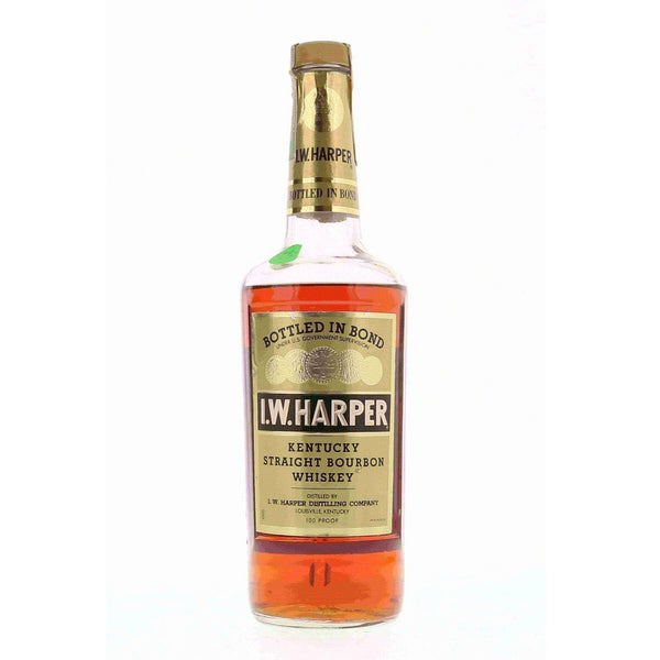 I.W. Harper Bottled in Bond Straight Bourbon Whiskey 100 Proof 1974 - Flask Fine Wine & Whisky